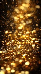 Wall Mural - vibrant firework explosion in night sky with glowing trails, sparkling particles, and cinematic ligh
