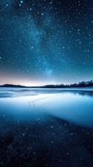 Wall Mural - night sky landscape wallpaper scenery.