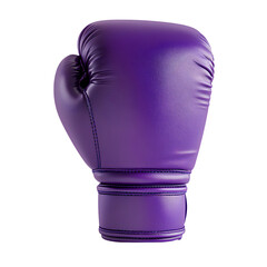 Wall Mural -  A purple boxing glove on a  template background PNG  
