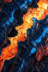 Poster - Colorful inks mixing in water, creating abstract background