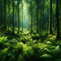 Wall Mural - verdant and a rich ecosystem
