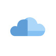 © Sabellatint - A Simple flat 2D icon of cloud upload isolated on a transparent background, vector, flat design, animation design, simple flat 2D icon, minimalist design, clipart, illustration