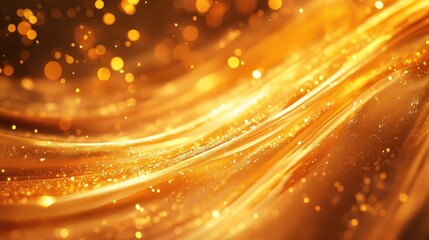 Wall Mural - Amber wallpaper with alabaster texture and glowing background light