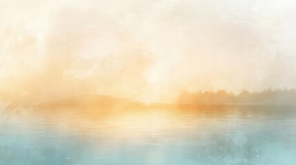 Wall Mural - Soft wallpaper with sky and peach hues over textured backdrop