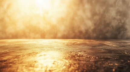 Wall Mural - minimalist wallpaper with soft glow over light stone-textured backdrop