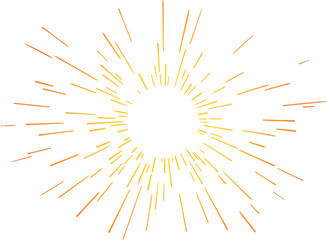 Wall Mural - Design of yellow flash lines