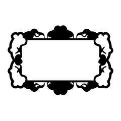 Wall Mural - an elegant ornate frame design, a captivating vector artwork, it offers a perfect foundation for div