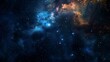 © NimVisuals - Starry Cosmos Exploration Deep Blue Nebulae and Celestial Wonders in Vast Cosmic Symphony of Wonder and Intrigue