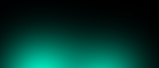 Wall Mural -  Abstract background fading from black to green gradient