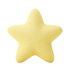 Wall Mural - yellow star shape isolated on black background representing creativity and playfulness in design, ar