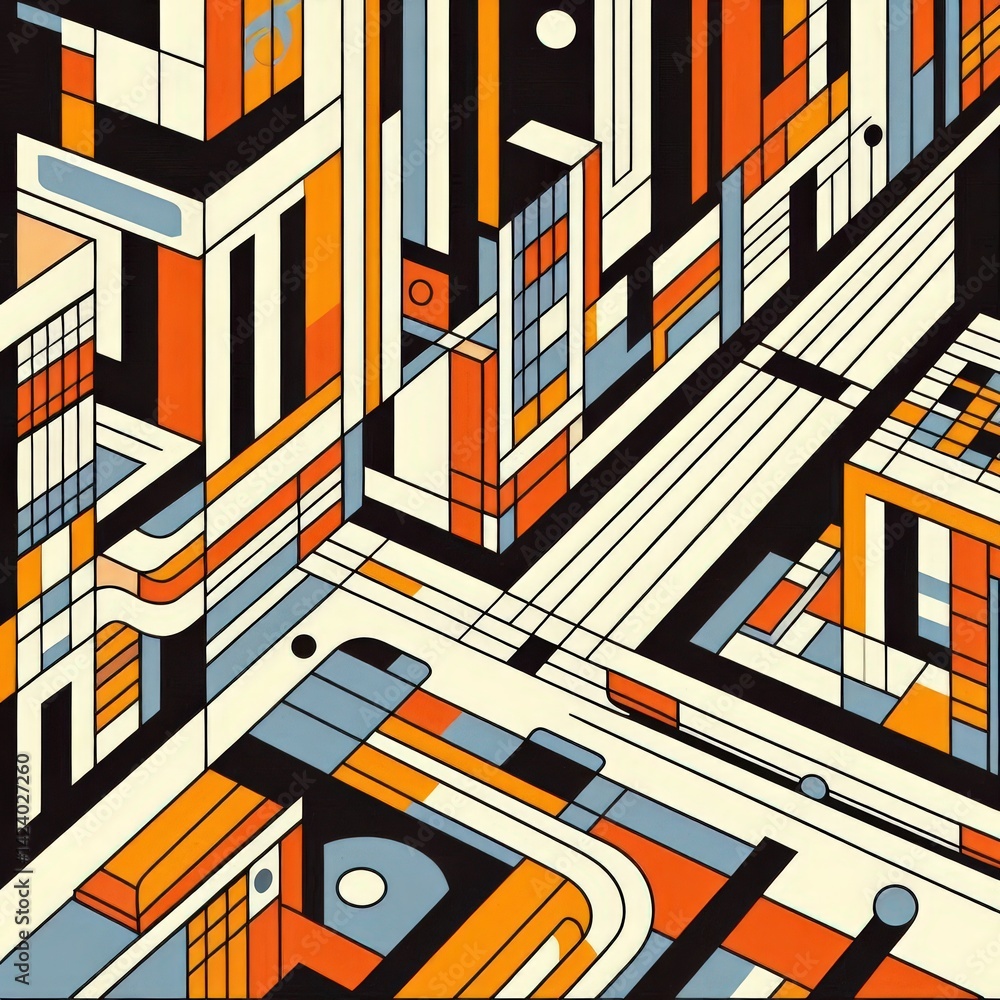 Exploring the intricacies of urban design this vibrant intersection ...