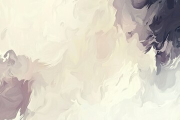 Wall Mural - Soft Abstract Swirls of Cream and Gray in Fluid Gentle Pattern