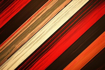 Wall Mural - abstract striped background with bold red and brown tones