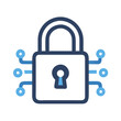 © Mehedi - Digital Padlock for Security Icon Representing Online Protection or Data Privacy