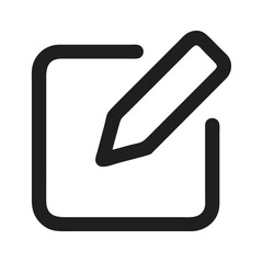 Leinwandbilder - Edit Button with Cursor Icon Representing Text Editing and Digital Interaction