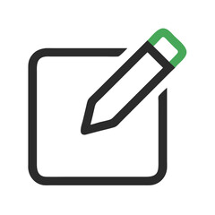 Leinwandbilder - Edit Button with Cursor Icon Representing Text Editing and Digital Interaction