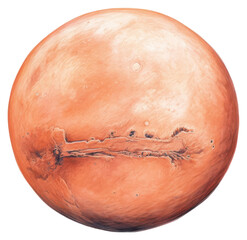 Wall Mural - png mars drawing moon