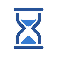 Aufkleber - Hourglass Time Tracker Icon Representing Time Management and Productivity
