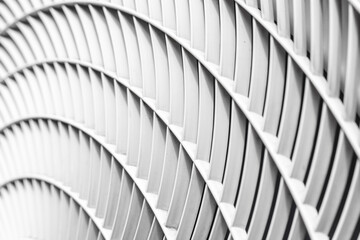Leinwandbilder - White abstract minimalistic lines bright modern background. Geometric forms white background copy space wallpapers.