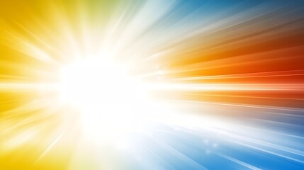 Wall Mural - sun and clouds