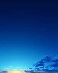 Wall Mural - blue sky and sea