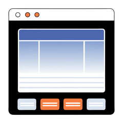Wall Mural - a clean, modern website design featuring a simple, intuitive layout with a calming blue and gray col