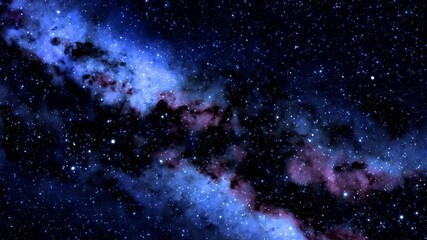 Wall Mural - milky way stars and constellations with a galaxy background.