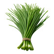 © ADSVDO - Fresh Green Onions Bundled for Cooking or Garnishing in a Bright Kitchen Setting on transparent background