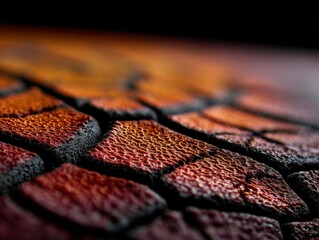 Wall Mural - Textured surface with vibrant colors in low light