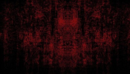 Aufkleber - grungy red and black halloween texture for spooky designs, web background, branding, and print media, distressed aged look, eerie and dramatic