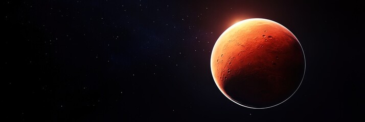 Wall Mural - mars in space