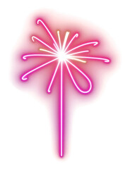 Wall Mural - png firework light illustration background.