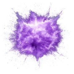 Wall Mural - png bomb sci-fi explosion effect purple astronomy universe.