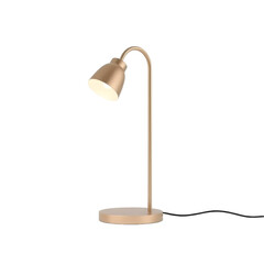 Poster - Minimalist Desk Lamp Design, Elegant And Simple 3d Rendering. Modern Table Lamp Illustration, Studio Shot On White Background. Stylish Lighting Fixture, Perfect For Interior Design Visuals.