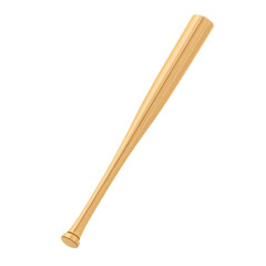 Aufkleber - Baseball Bat Render, Sports Equipment Image, Detailed 3d Bat, Isolated Object Photography, Plain White Background, Sport. Clean Image For Graphic Design Elements, Marketing Materials, And Sports