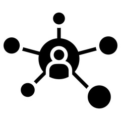 Third Party Developer glyph icon