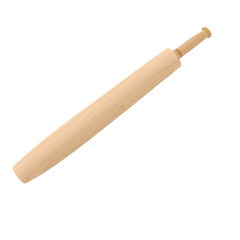 Aufkleber - Cricket Bat 3d Render. Simple Bat. Bat For Cricket. Sports Equipment. Recreation Item. White Background Bat. Sporting Equipment Illustration. Plain Background. Isolated Bat. Professional Bat.