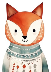 Wall Mural - png animal cartoon mammal fox.