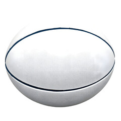 Aufkleber - Rugby Ball Detail, A Textured Leather Sphere, Sports Equipment, Perfect For Game Day Imagery, Isolated, Making It Ideal For Designers. Use It Today. Sporting Spirit.