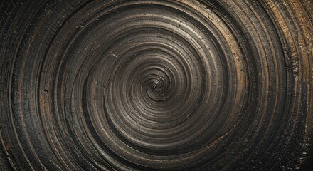 Aufkleber - Swirling textured pattern background with elegant dark spiral design