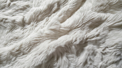 Fototapete - White furry background creating soft and gentle texture