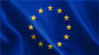 © Andres Mejia - European union flag waving in the wind