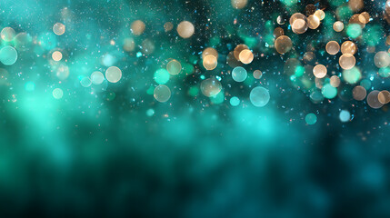 Dark color gradient background, green blue lights on grainy black backdrop, noise texture effect, webpage header design