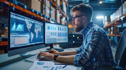 A logistics software developer testing new algorithms for route optimization.