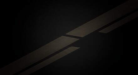 Aufkleber - A black and gold striped background with a white line