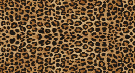 Leopard print pattern textile design seamless spotted surface background,  Generative AI