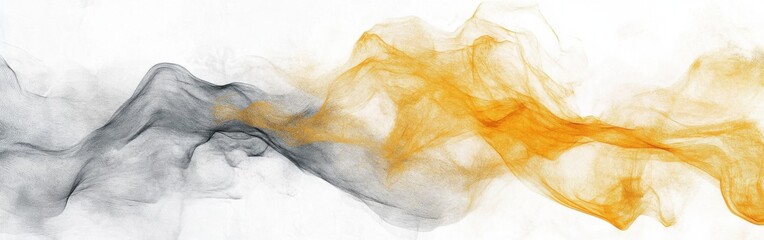 Poster - Abstract pencil strokes background with contrast of colors creating a modern, flowing design element