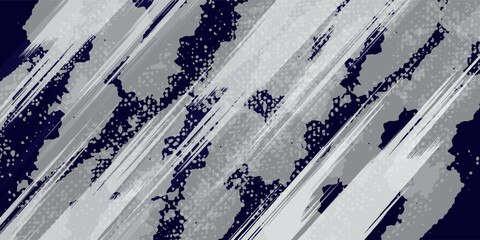 Wall Mural - Dots halftone and blue color pattern gradient grunge texture background. Dots pop art comics sport style vector illustration
