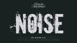© text - Noise text style, editable text effect.