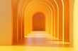 © stockpict - Abstract Yellow Archway Tunnel